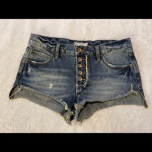 Free People shorts size 25